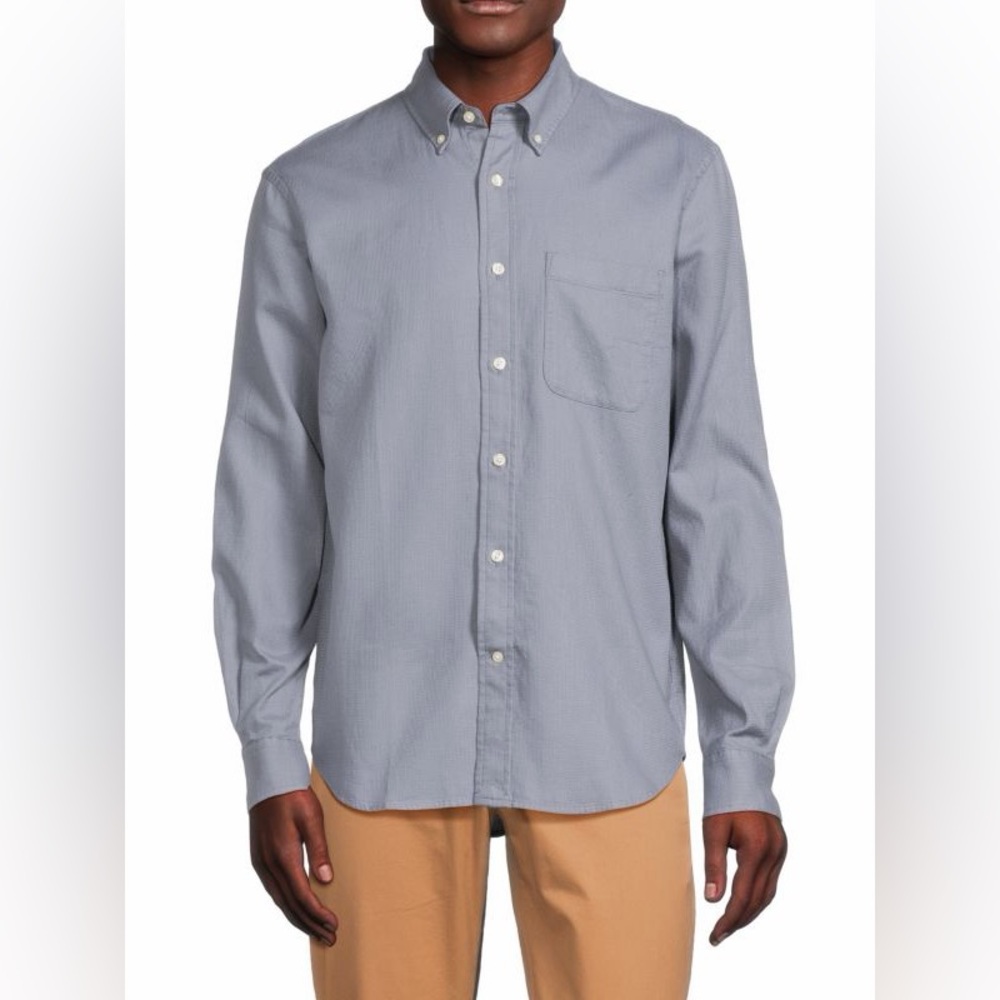 CLUB MONACO Solid Long Sleeve Shirt